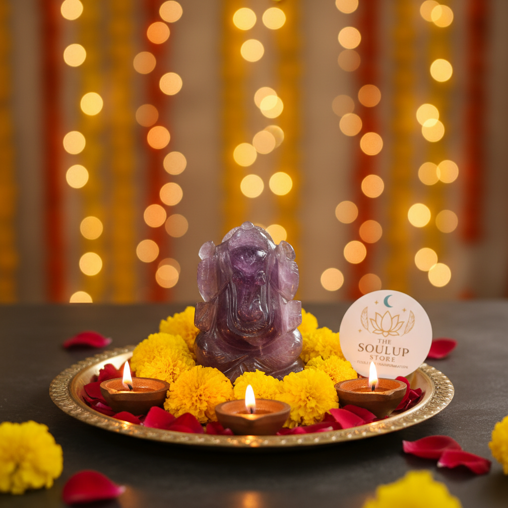 Amethyst Ganesha - Front