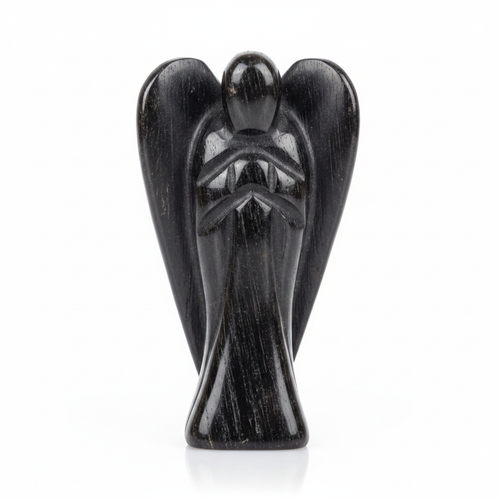 Black Tourmaline Angel - Enhanced