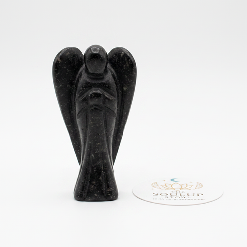Black Tourmaline Angel - Front