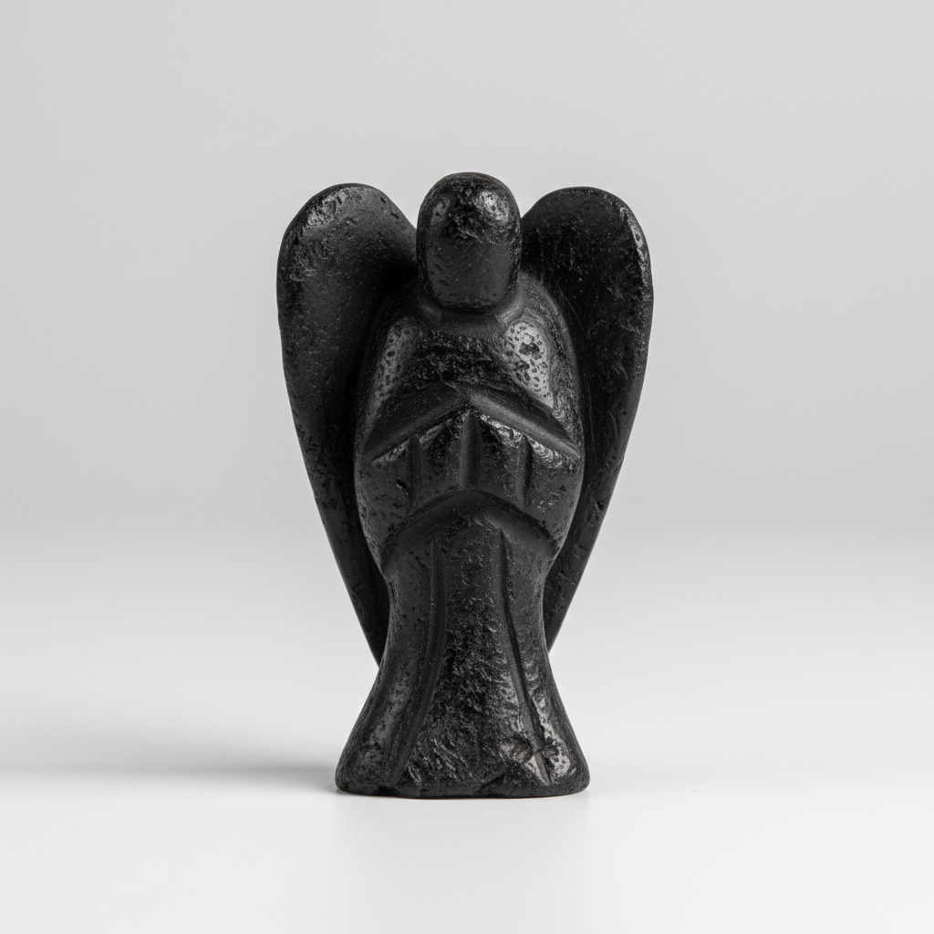 Black Tourmaline Angel Hero