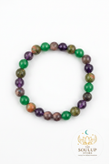 Green Mixel Bracelet - White Background with SoulUp Sticker