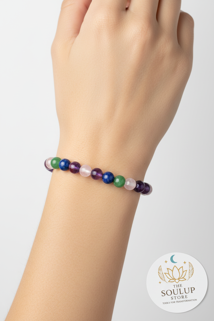 Mixel Crystals Bracelet - on wrist