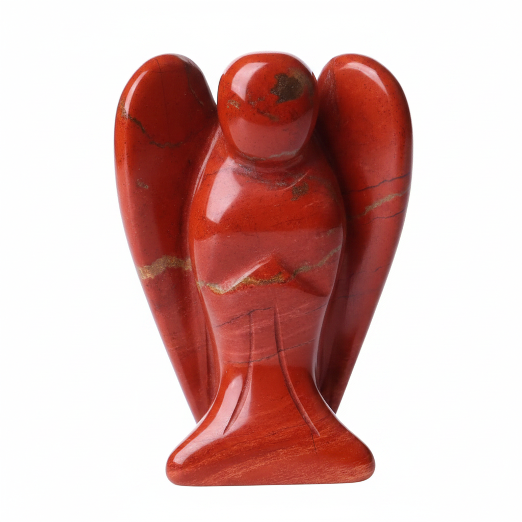 Red Jasper Angel - Enhanced