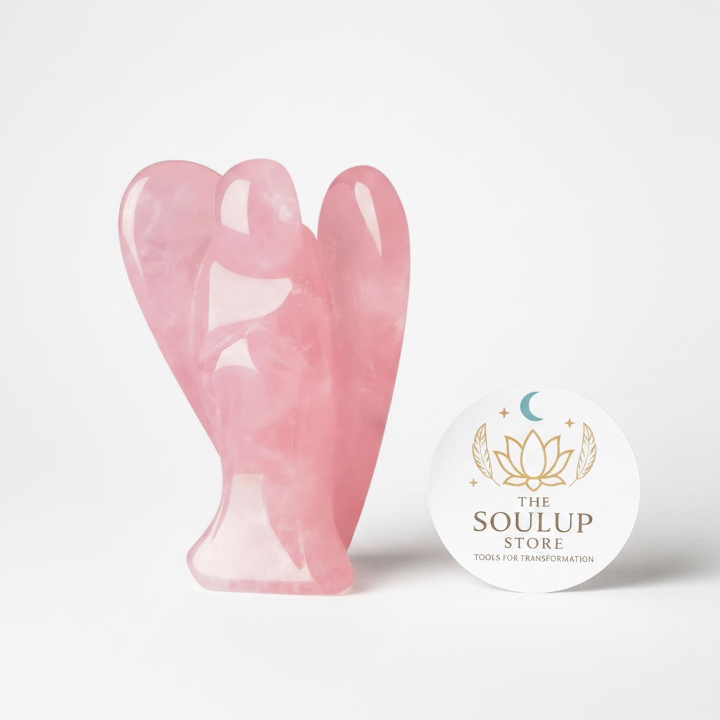 Rose Quartz Angel - Front