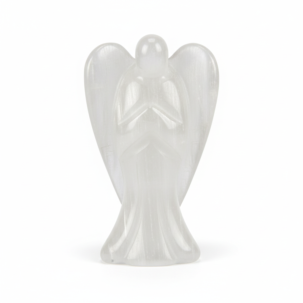 Selenite Angel - Front