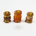 Wooden Owl Miniatures – SoulUp Store Sticker Visible