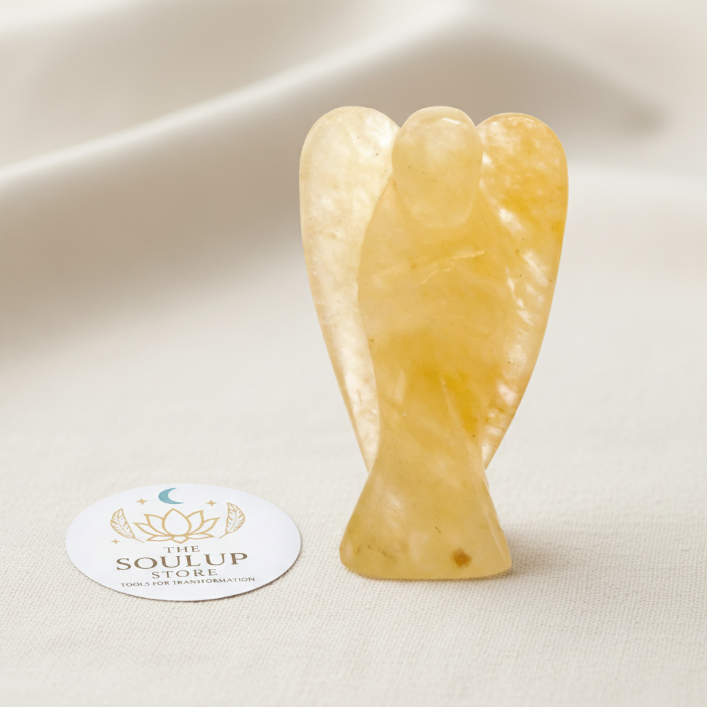 Yellow Aventurine Angel - 45
