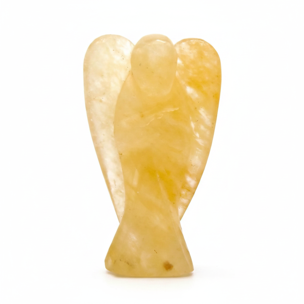 Yellow Aventurine Angel - Enhanced