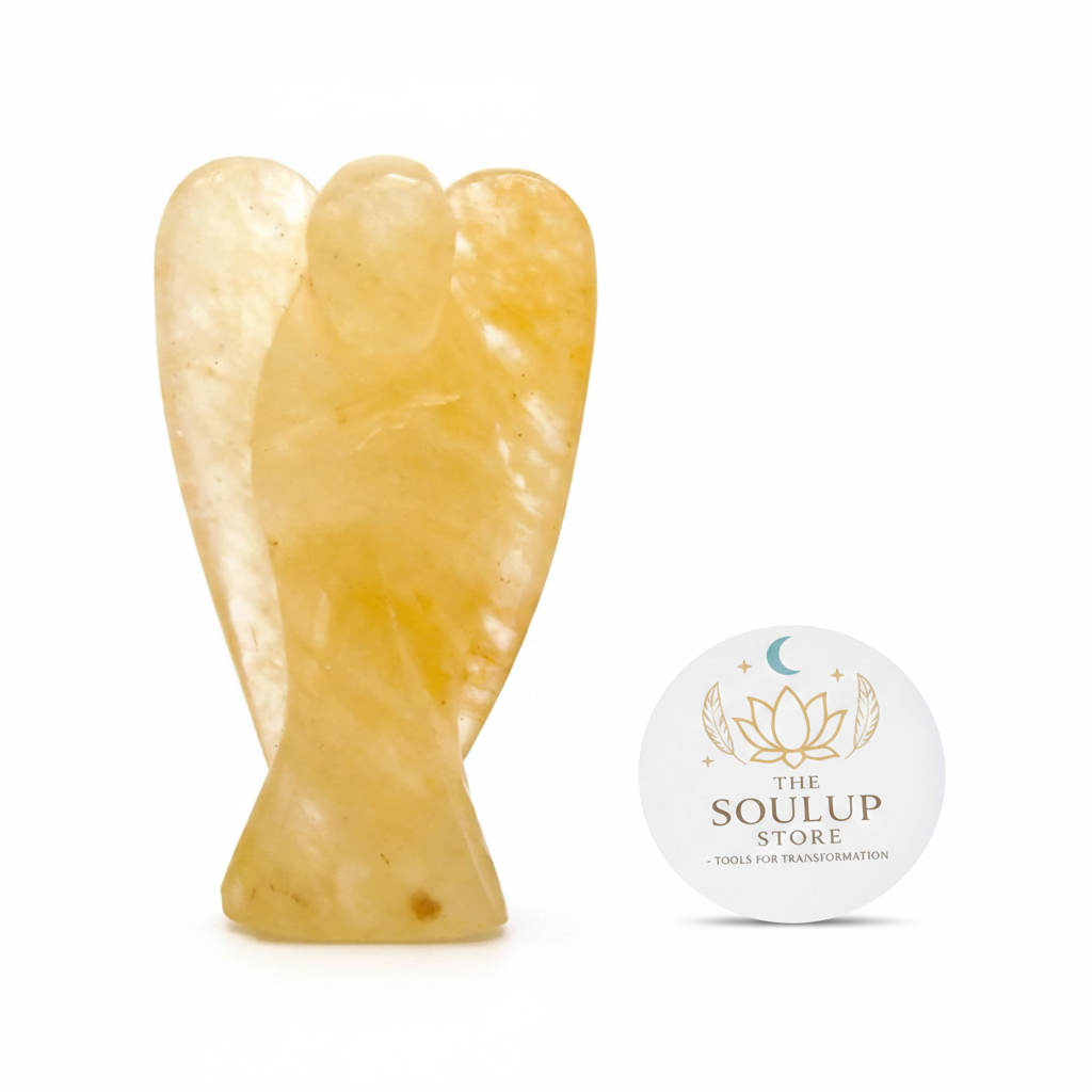 Yellow Aventurine Angel - Front